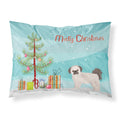 'Caroline'S Treasures Pekeapoo Christmas Tree Fabric Standard Pillowcases, Multicolor'