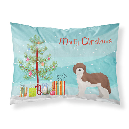 'Caroline'S Treasures Sheepadoodle Christmas Tree Fabric Standard Pillowcases, Multicolor'