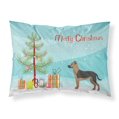 'Caroline'S Treasures Shepherd Pit Mix #1 Christmas Tree Fabric Standard Pillowcases, Multicolor'