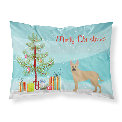 'Caroline'S Treasures Shepherd Pit Mix #2 Christmas Tree Fabric Standard Pillowcases, Multicolor'
