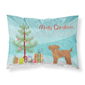 'Caroline'S Treasures Shi Chi Christmas Tree Fabric Standard Pillowcases, Multicolor'