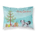 'Caroline'S Treasures Shih Poo Christmas Tree Fabric Standard Pillowcases, Multicolor'