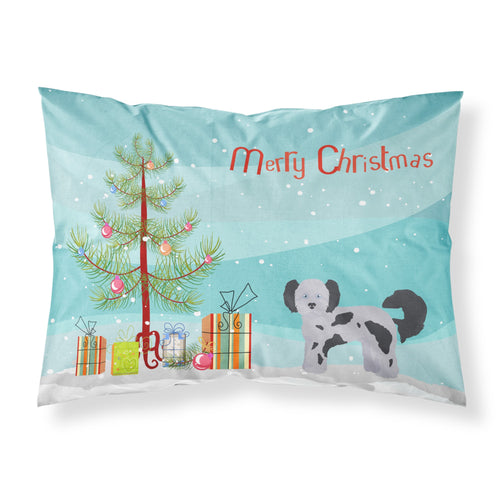 'Caroline'S Treasures Shih Poo Christmas Tree Fabric Standard Pillowcases, Multicolor'