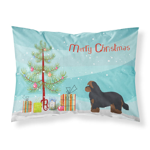 'Caroline'S Treasures Shorkie #1 Christmas Tree Fabric Standard Pillowcases, Multicolor'