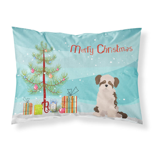 'Caroline'S Treasures Shi Chi #3 Christmas Tree Fabric Standard Pillowcases, Multicolor'