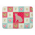 Carolines Treasures Don Sphynx Cat Love Machine Washable Memory Foam Mat doormats, Multicolor