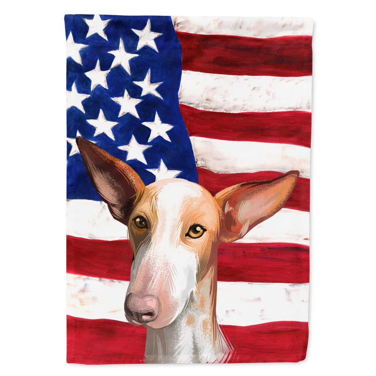 'Caroline'S Treasures Ck6648Gf Podenco Canario Dog American Garden Size Outdoor-Flags, Multicolor'