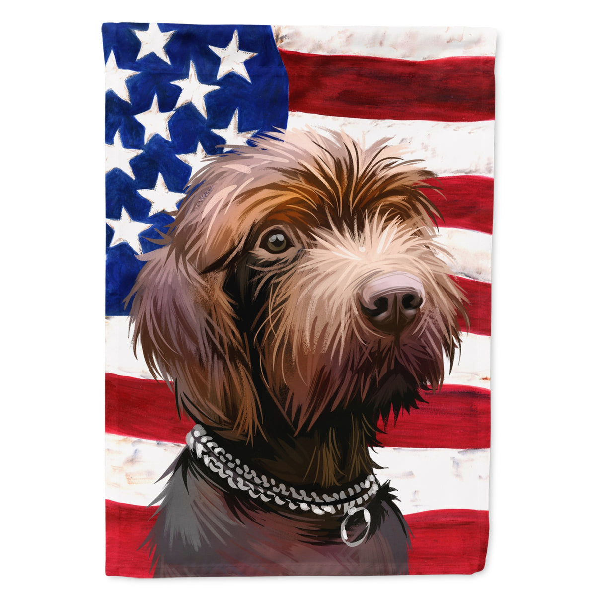 'Caroline'S Treasures Ck6664Gf Pudelpointer Dog American Garden Size Outdoor-Flags, Multicolor'