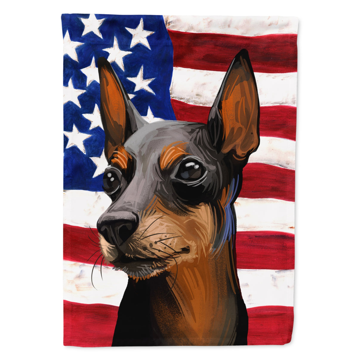'Caroline'S Treasures Ck6743Gf Toy Manchester Terrier American Garden Size Outdoor-Flags, Multicolor'