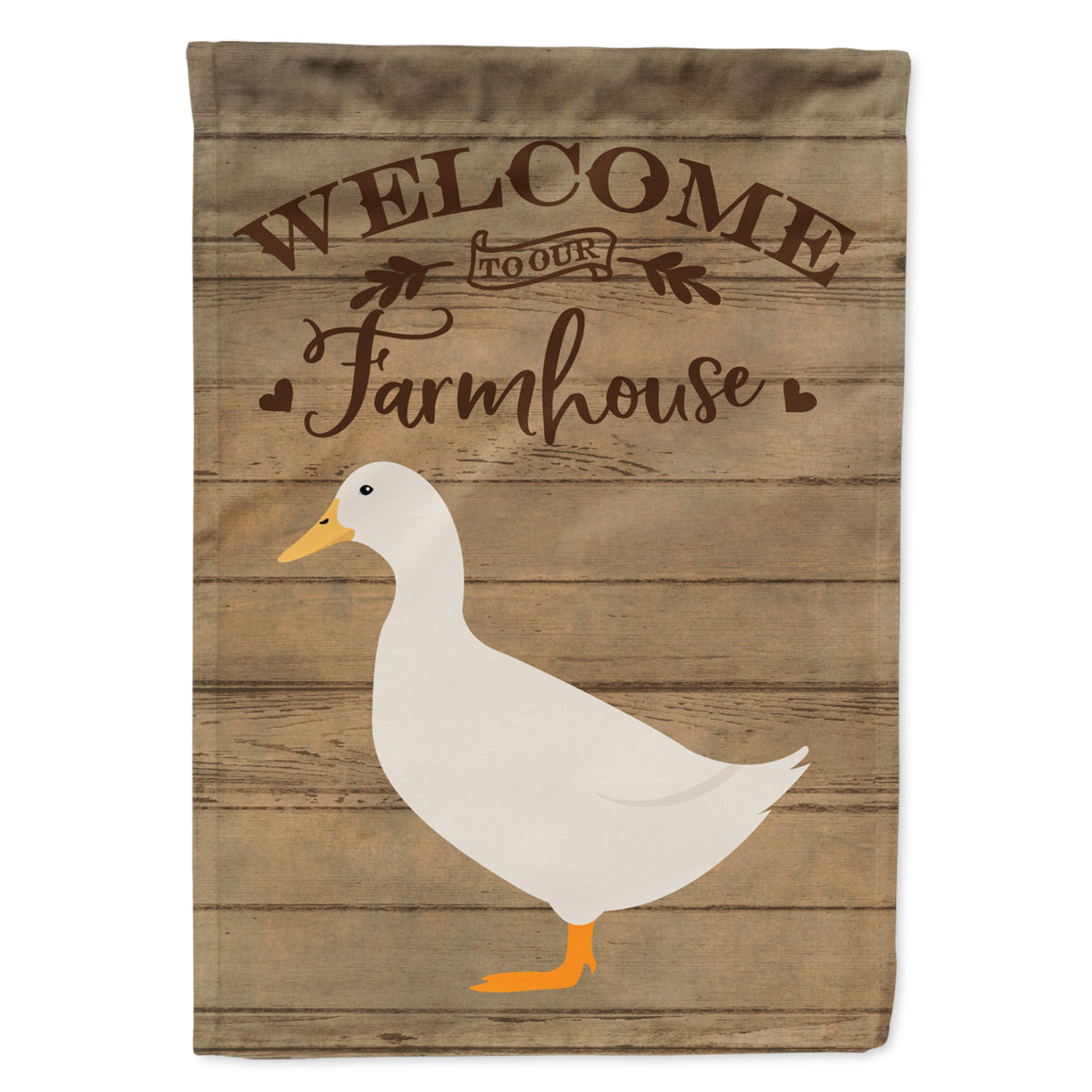 'Caroline'S Treasures Ck6804Gf American Pekin Duck Welcome Garden Size Outdoor-Flags, Multicolor'