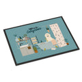Great Pyrenese In Bathtub Indoor Or Outdoor Mat 24X36 Ck7505Jmat