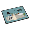 Samoyed Kitchen Scene Indoor Or Outdoor Mat 18X27 Ck7734Mat