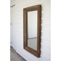 Recycled Rectangle Wood Framed Mirror