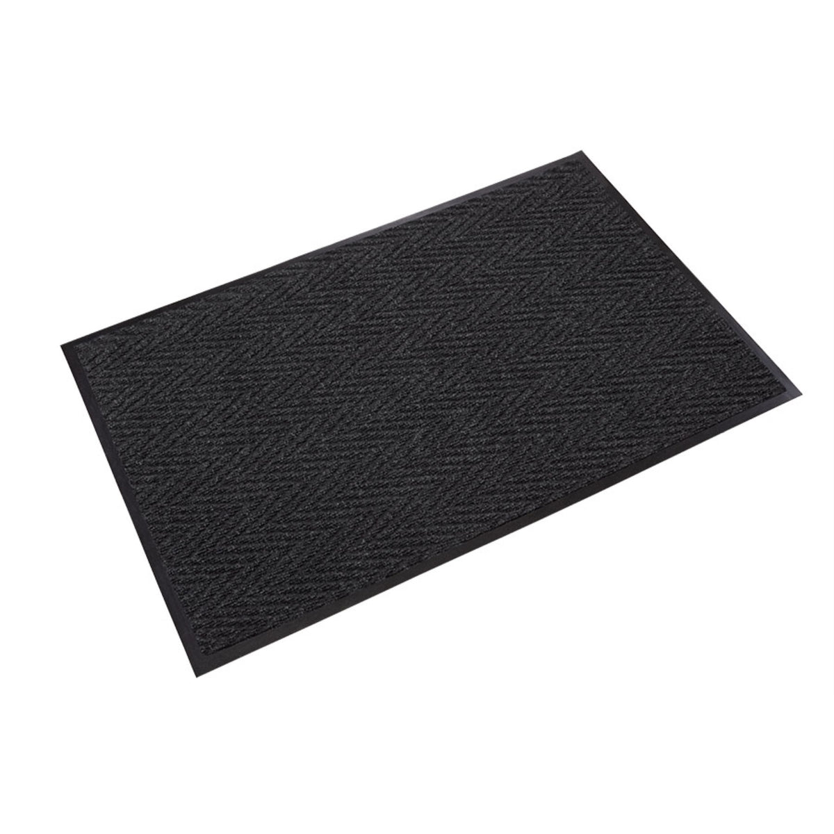 Chevron 3'x4' Charcoal Scraper/Wiper Mat