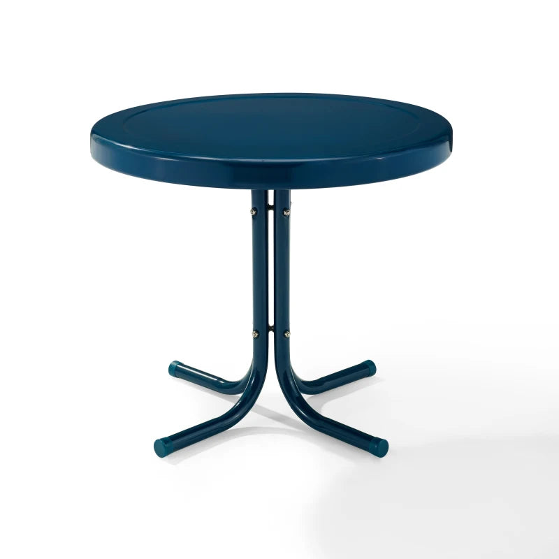 Griffith Outdoor Steel Side Table | Sleek & Functional Design | Sturdy & Weatherresistant | Versatile & Compact | 9 Inch H X 22 Inch W X