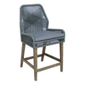 Nakia Woven Rope Back Counter Height Stools (Set of 2)