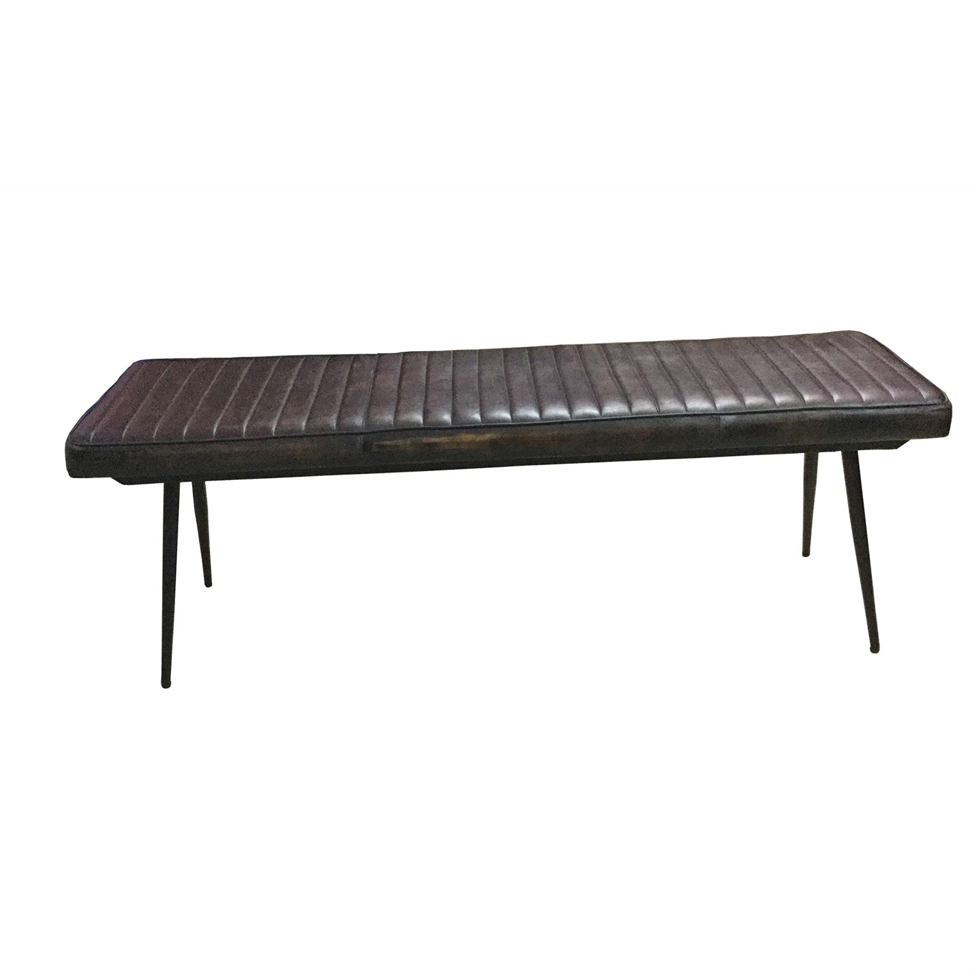 Coaster Home Furnishings Partridge Cushion Espresso And Black Bench (110653)