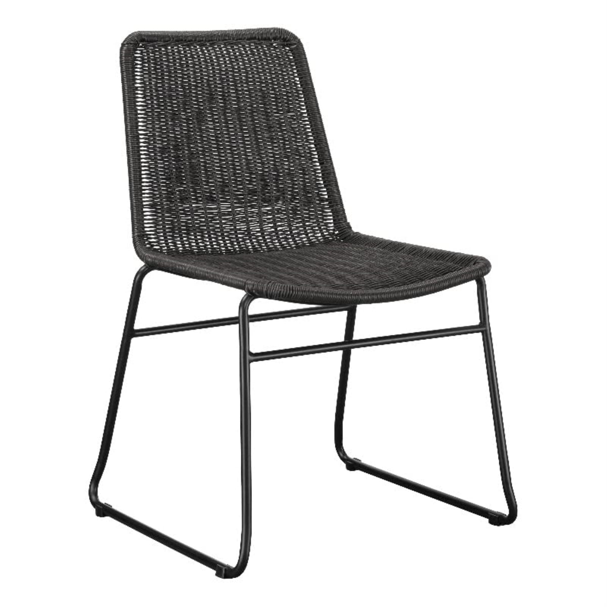 Dacy Upholstered Dining Chairs (Set of 2) Brown and Sandy Black