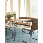 Coaster Home Furnishings Sherman Upholstered Antique Brown and Matte Black (Set of 2) Side Chair (192502)