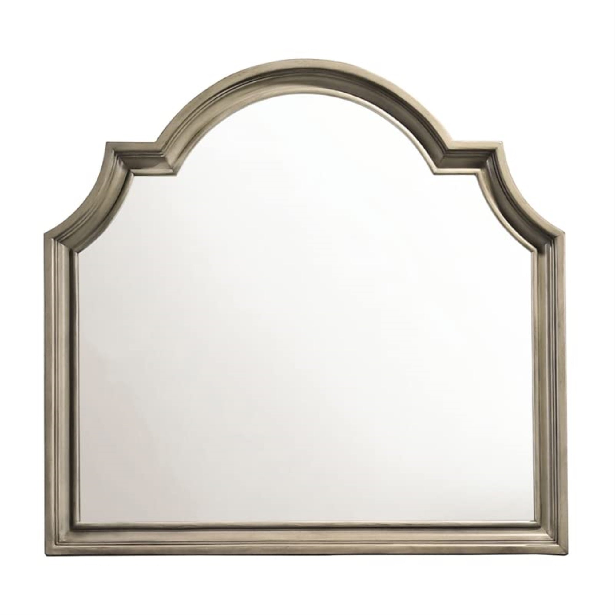 Coaster Manchester Traditional Wood Mirror With Arched Top In Brown