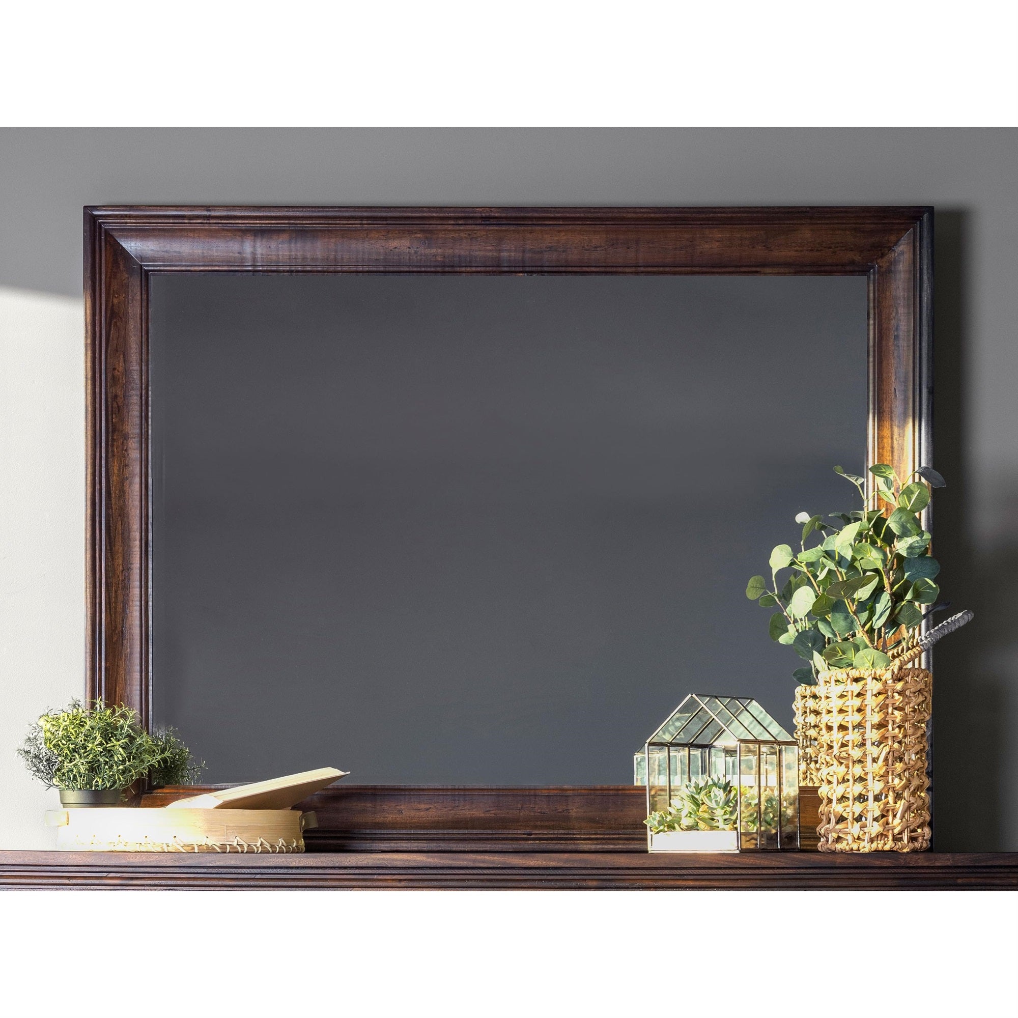 Coaster Home Furnishings Avenue Rectangle Dresser Mirror Weathered Burnished Brown