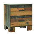Sidney 2drawer Nightstand Rustic Pine