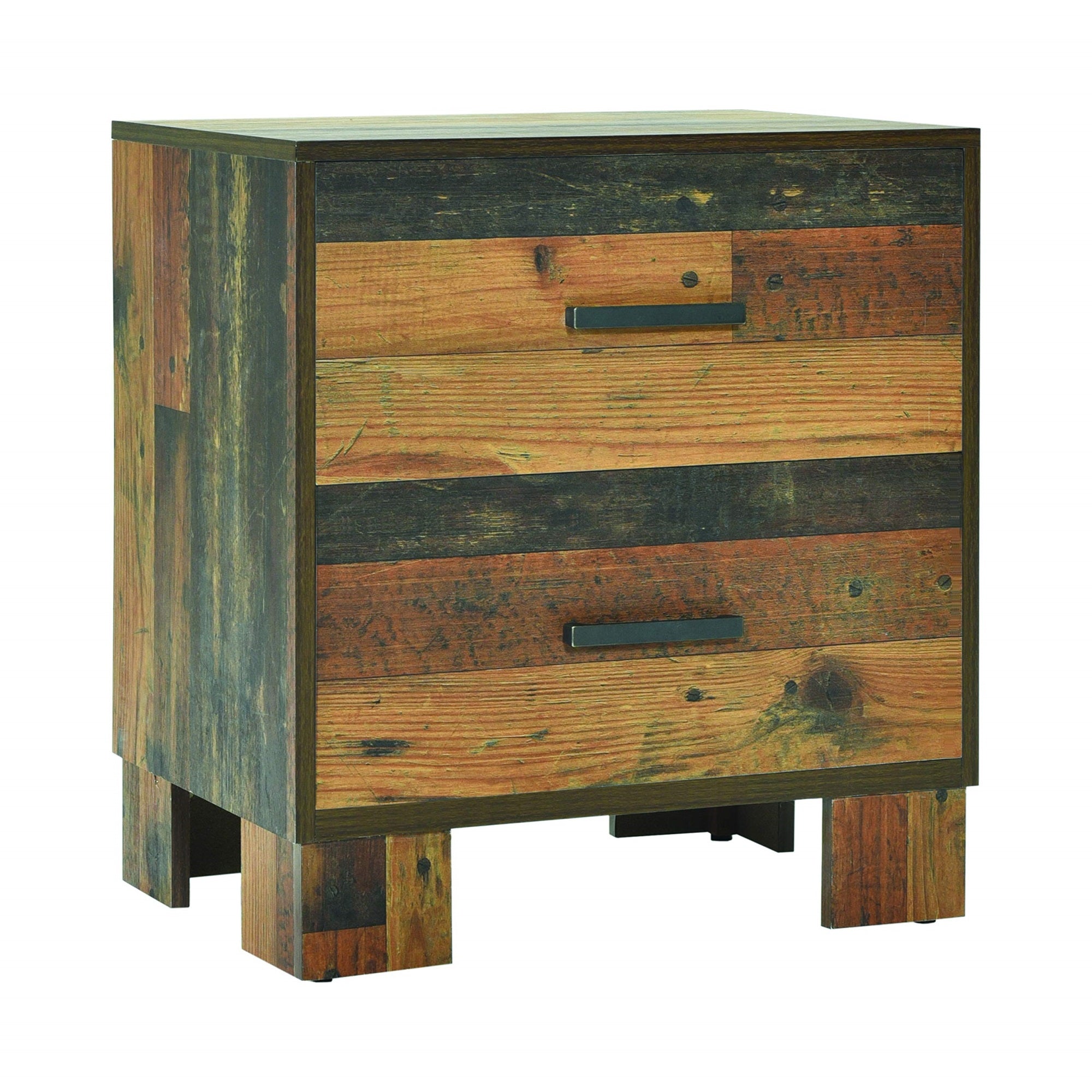 Sidney 2drawer Nightstand Rustic Pine