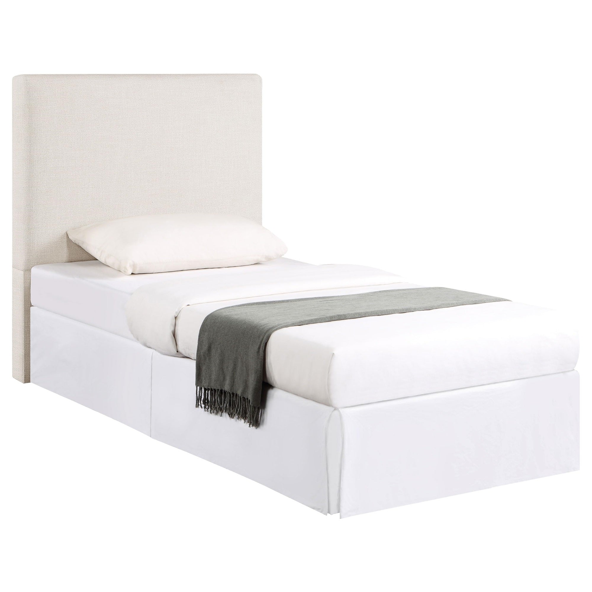 Coaster Home Furnishings Izzy Contemporary 47-inch Fabric Upholstered Panel Headboard for Bedroom Twin Size Sand 315985T