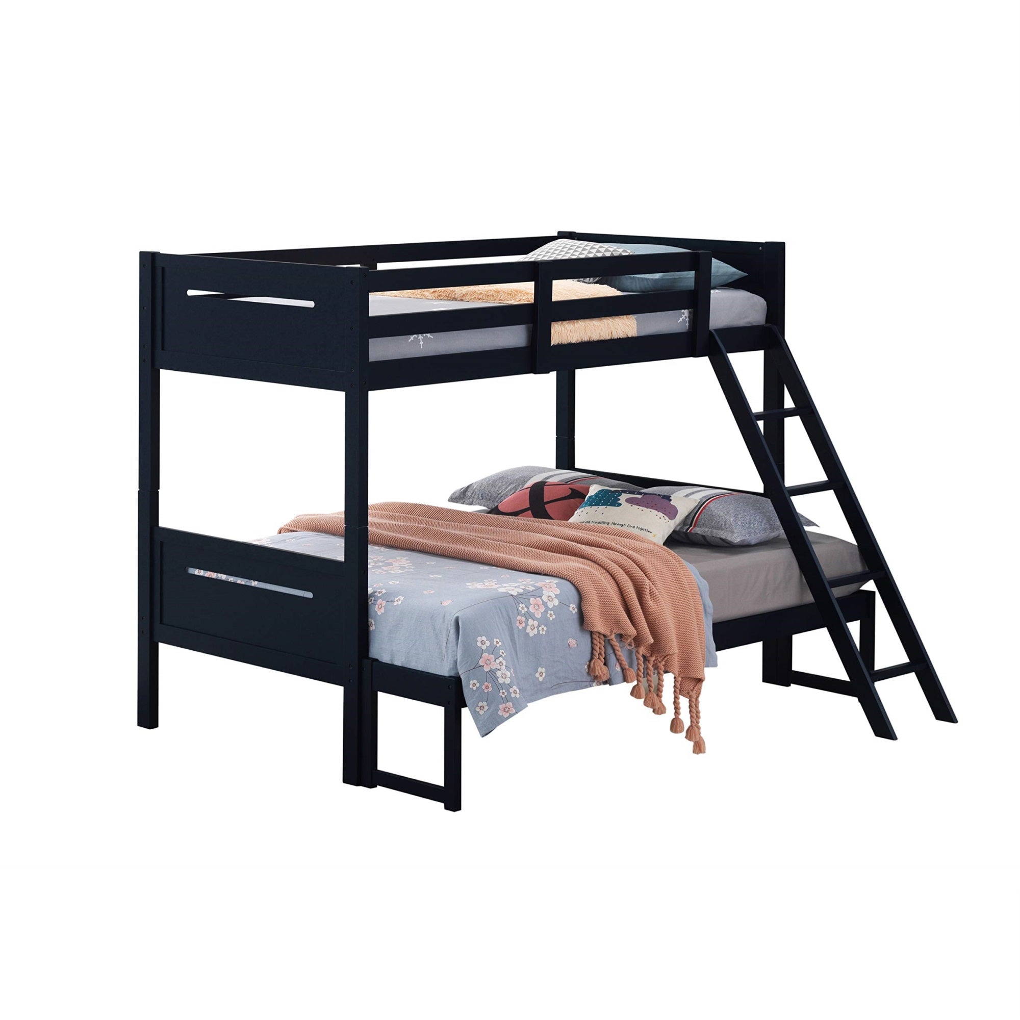 Coaster Home Furnishings Littleton Twin Over Full Bunk Bed Blue