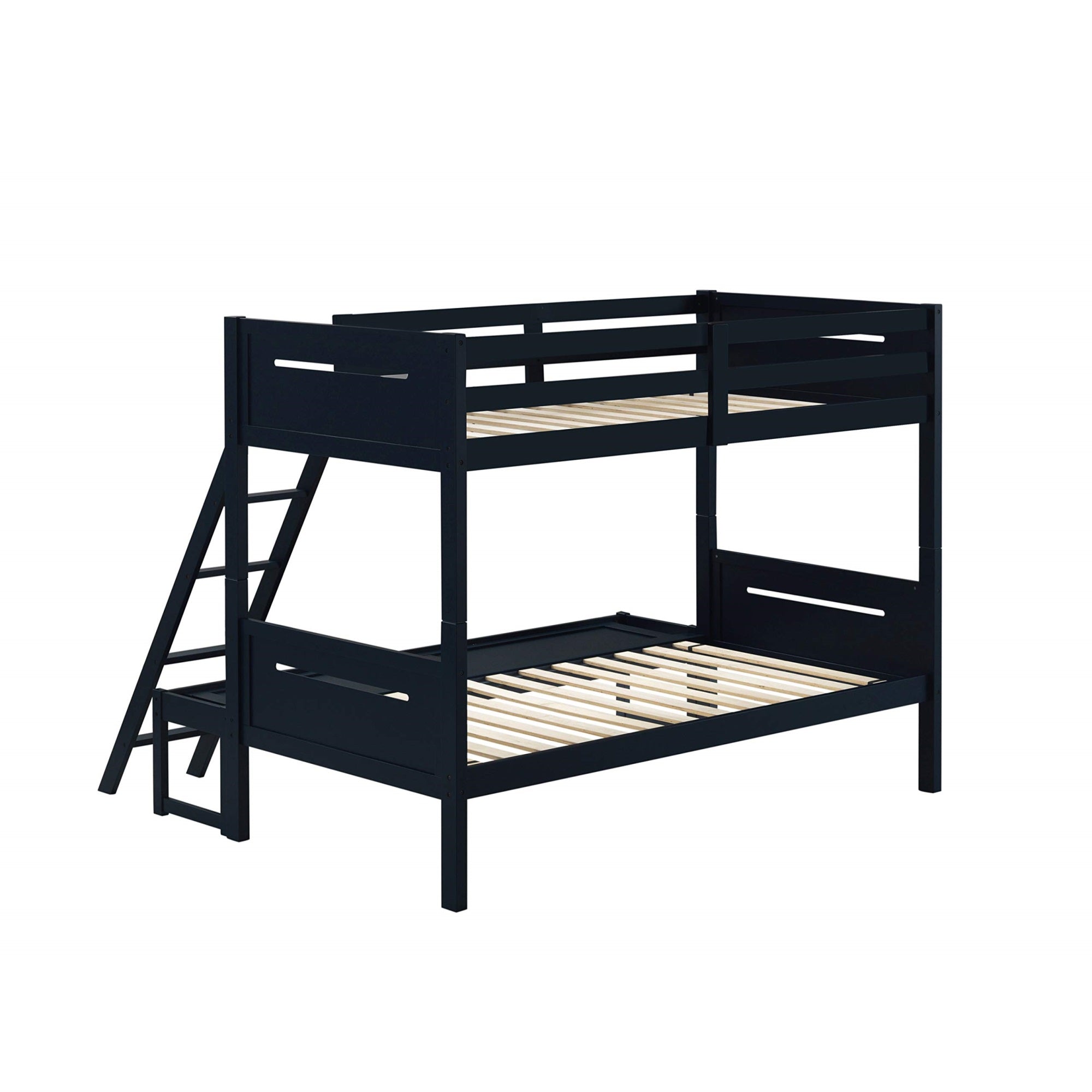 Coaster Home Furnishings Littleton Twin Over Full Bunk Bed Blue