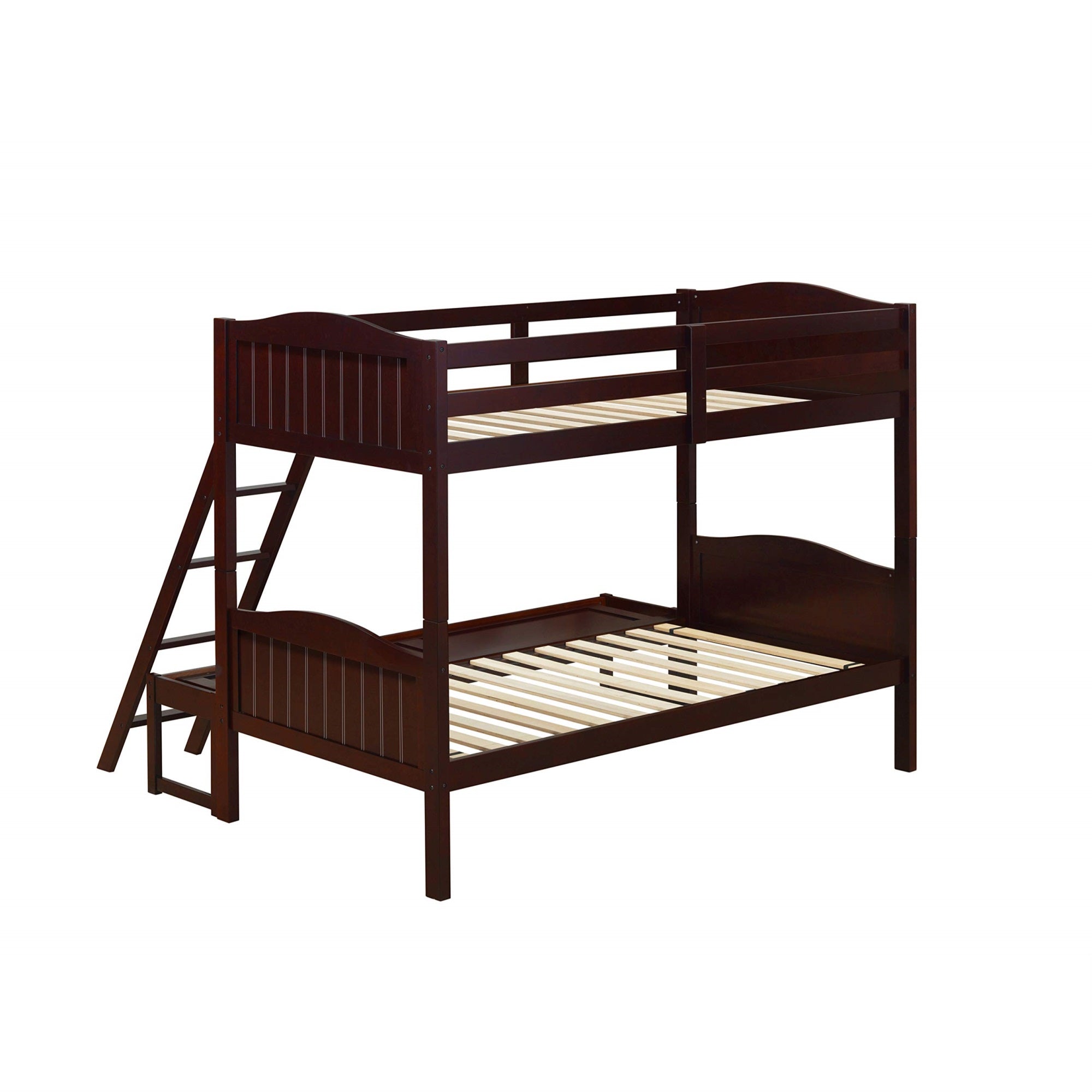Coaster Home Furnishings Littleton Twin Over Full Bunk Bed with Ladder Espresso