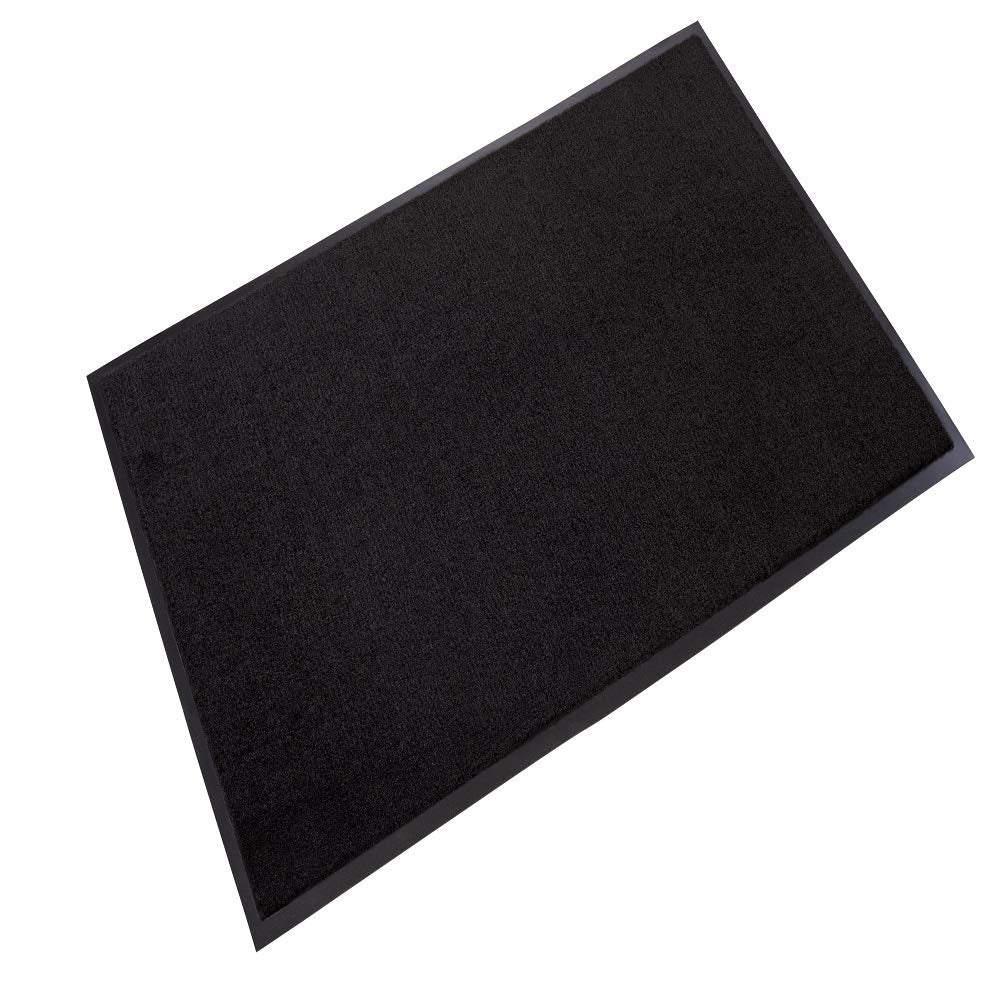 Rely-On Olefin 4'x6' Black (Pack of 2)