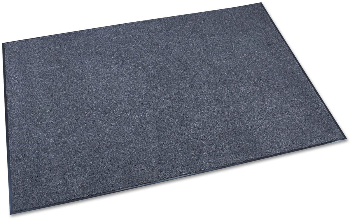 Rely-On Olefin Indoor Wiper Mat 4'x6' Charcoal (Pack of 2)