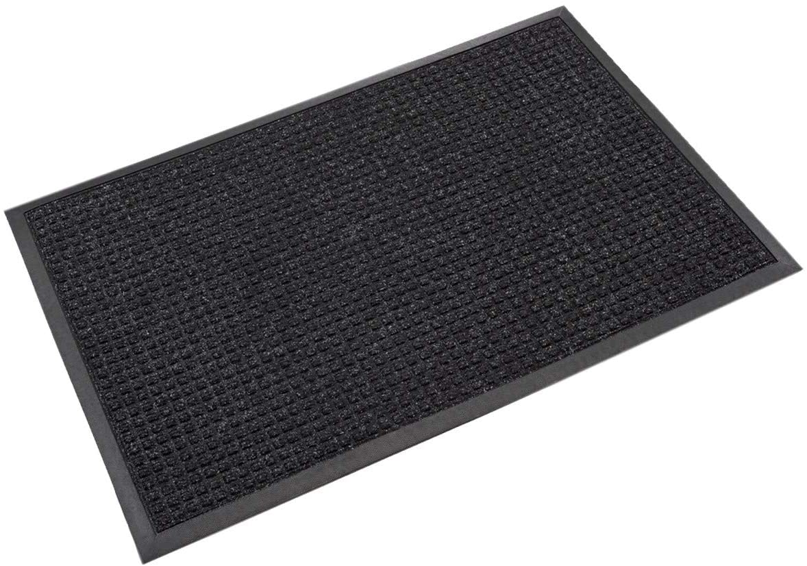 Super-Soaker Rubber-Border 4'x8' Charcoal (Pack of 2)