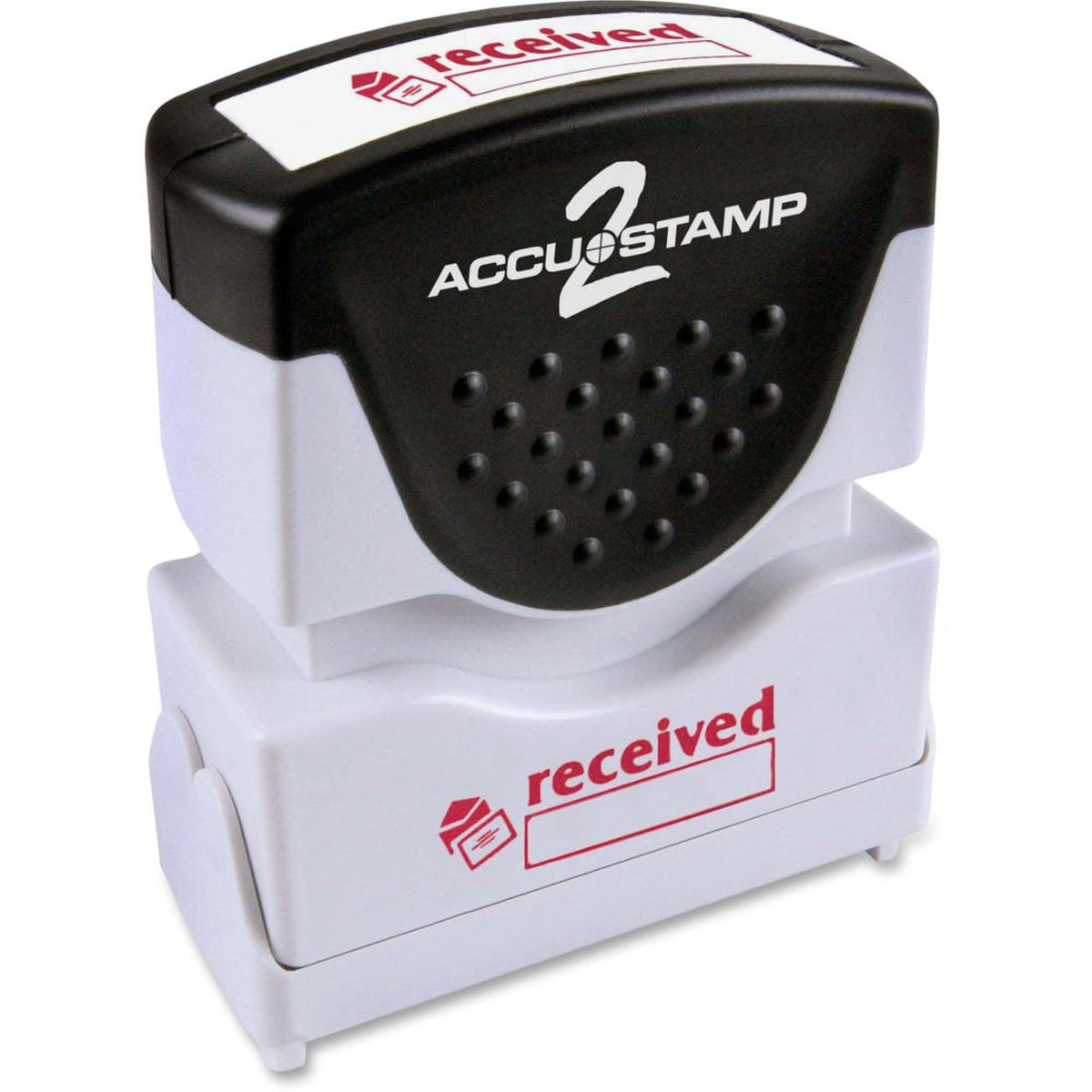 Cosco Shutter Stamp - Message Stamp - Received - 0.50 Impression Width - 20000 Impression(S) - Red - Rubber, Plastic - 1 Each