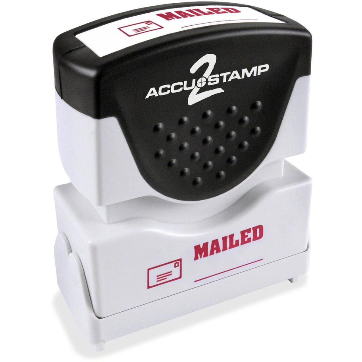 Cosco Mailed Message Stamp - Message Stamp - Mailed - 0.50 Impression Width - Red - Rubber - 1 Each