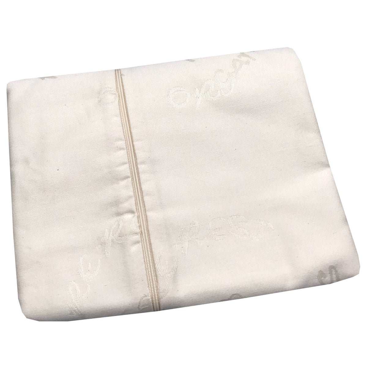 Organic Cotton Zip Mattress Cover Deluxe Damask Twin 6 Inch