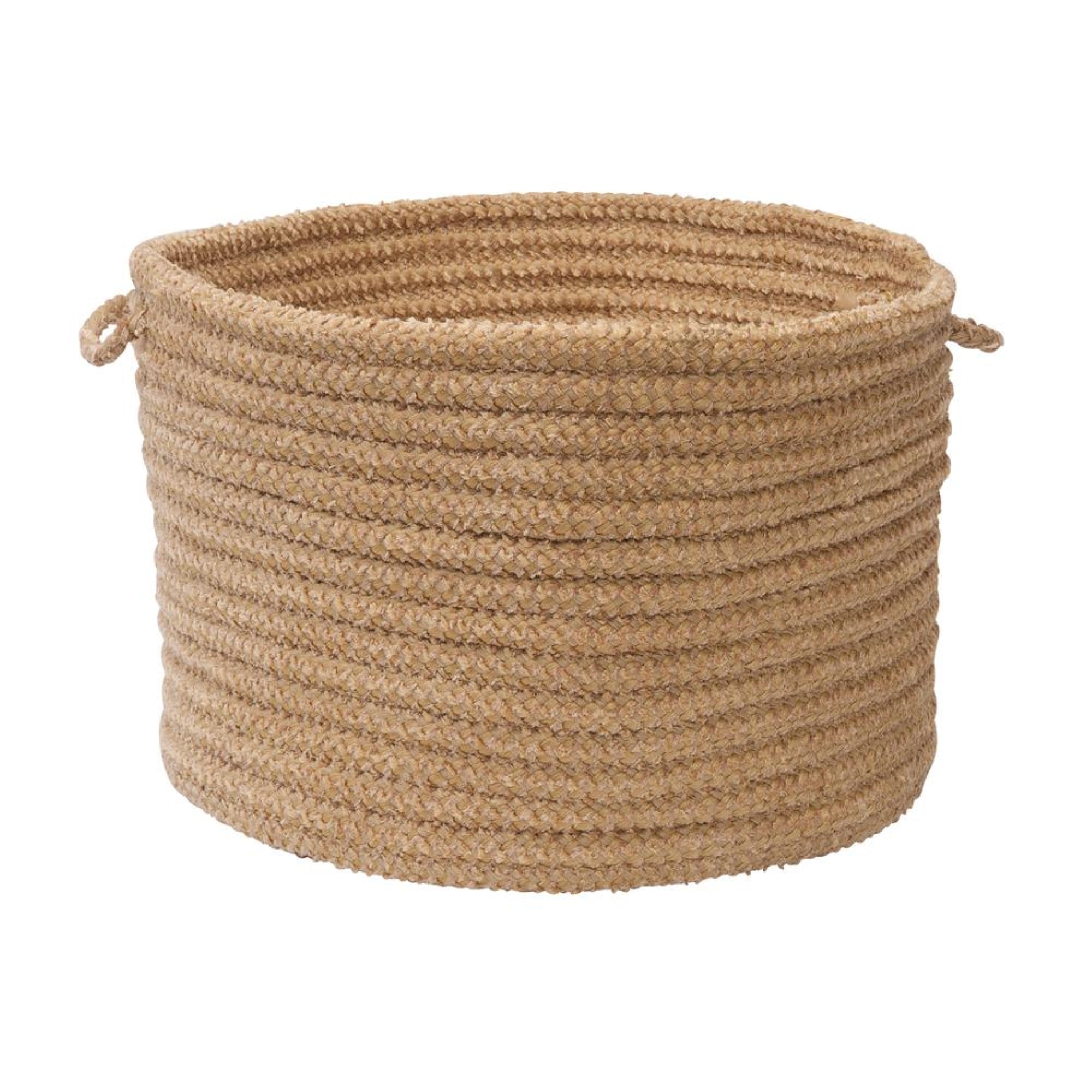 Colonial Mills Softex Check Utility Basket, 14 By 10-Inch, Buff