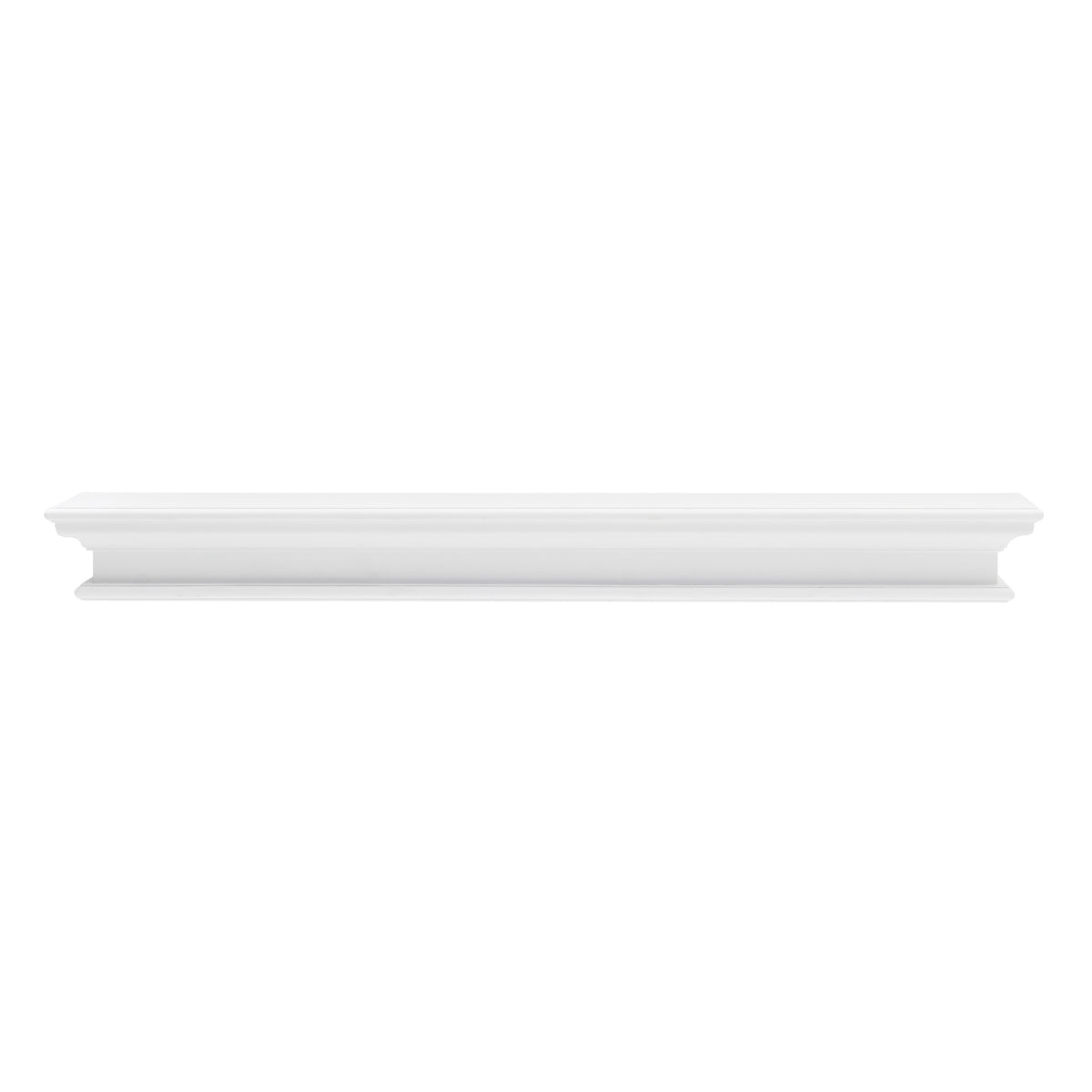 Halifax Floating Wall Shelf  Elegant Design With Beading And Flared Mouldings  Multiple Sizes For Stylish Arrangements