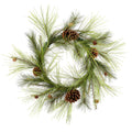 24 Inch  Larkspur Pine Wreath