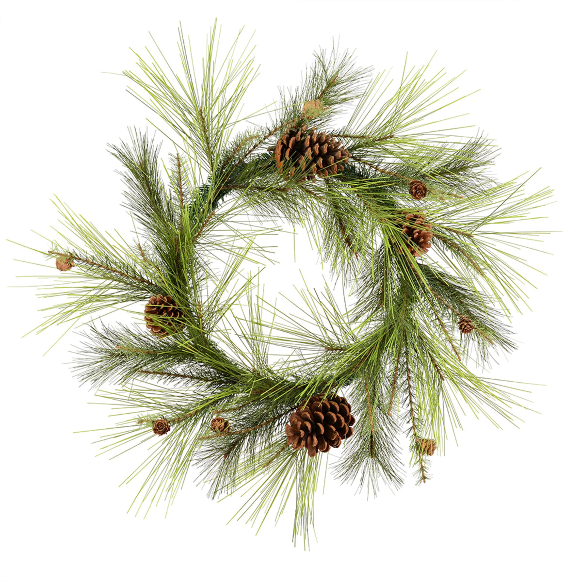 24 Inch  Larkspur Pine Wreath