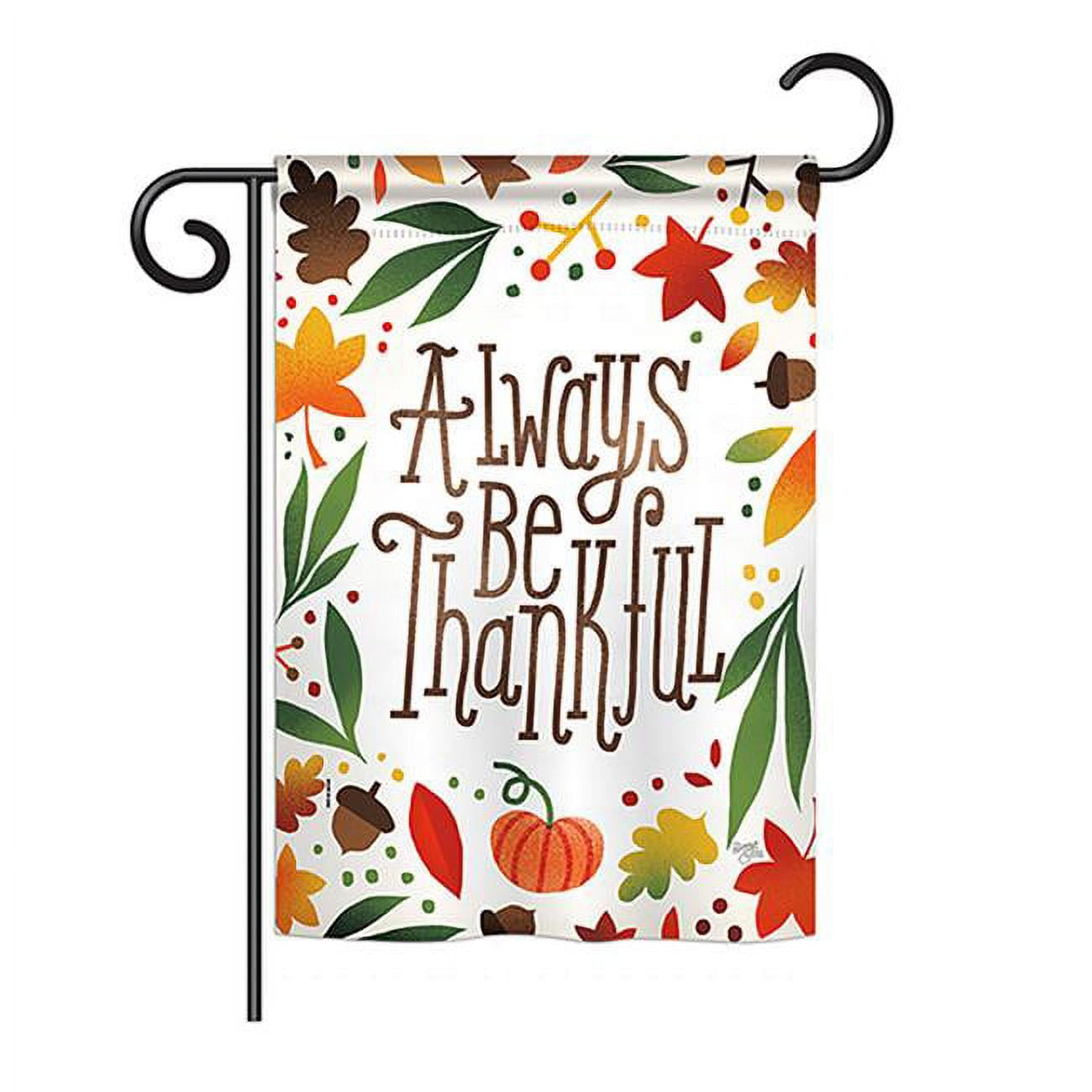 Breeze Decor Bd-Ha-G-113074-Ip-Bo-Ds02-Us 13 X 18.5 In. Seasonal Harvest & Autumn Impressions Decorative Vertical Garden Flag -