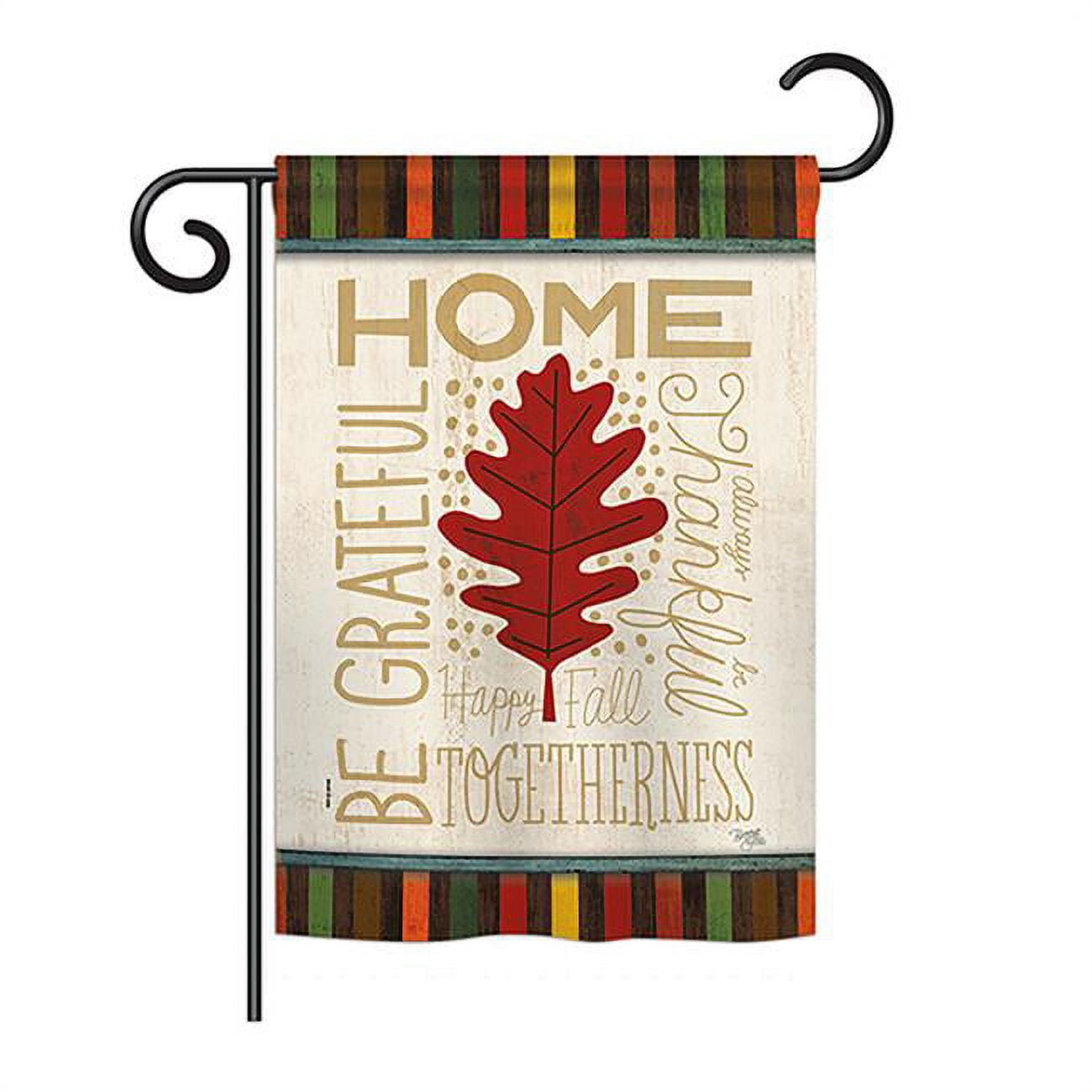 Breeze Decor Bd-Ha-G-113079-Ip-Bo-Ds02-Us 13 X 18.5 In. Seasonal Harvest & Autumn Impressions Decorative Vertical Garden Flag -