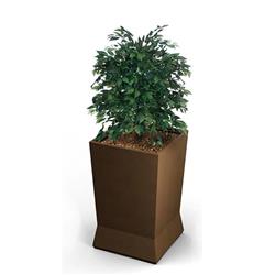 Commercial Zone 724465 22 X 22 X 37 In. Large Planter  Old Bronze