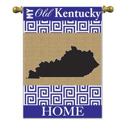 Dicksons 01843 Magnolia My Old Kentucky Home Burlap Garden Flag
