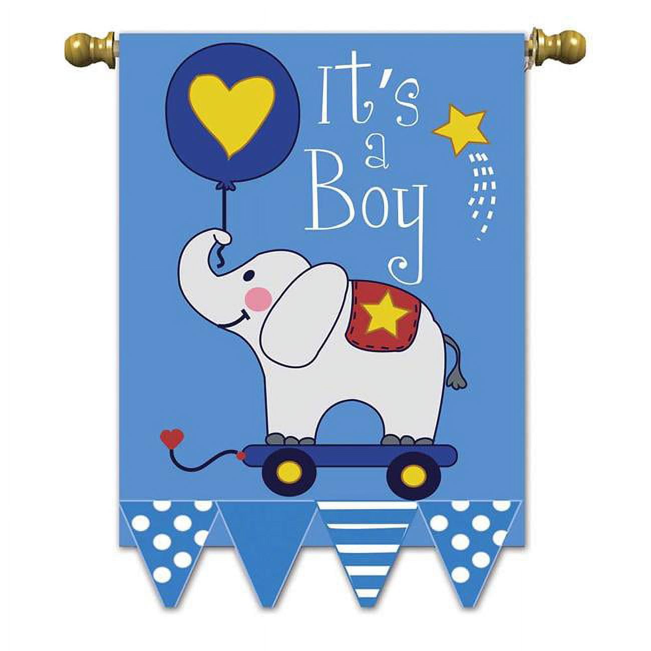 Magnolia Garden Flags 1514 13 X 18 In. Its A Baby Boy Garden Flag