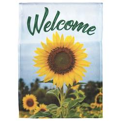 Dicksons M070082 30 X 44 In. Flag Print Welcome Sunflower Polyester - Large