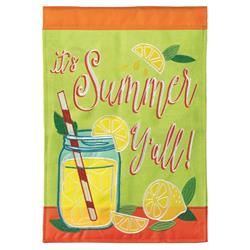Dicksons M011121 13 X 18 In. Flag Double Applique Its Summer Yall Burlap Garden
