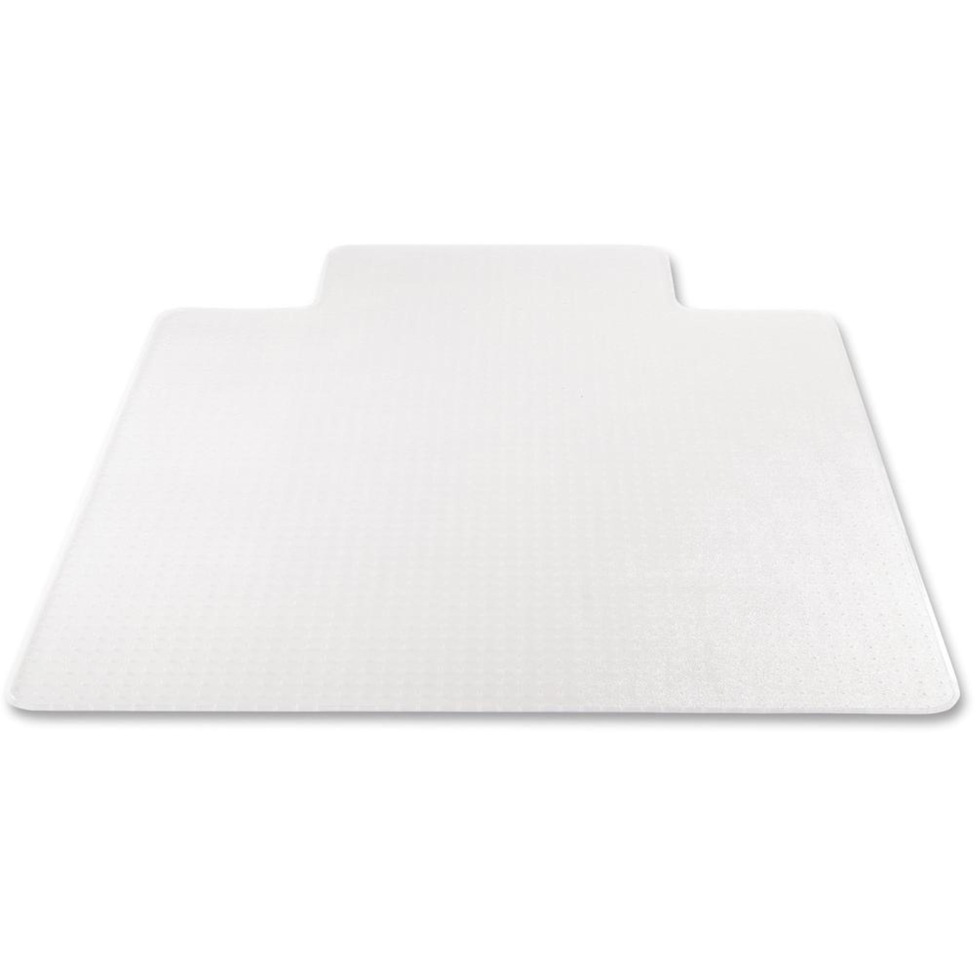 Supermat Frequent Use Chair Mat, Medium Pile Carpet, Beveled, 45X53 W/Lip, Clear