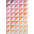 Novogratz Delmar Del6 Pink Agatha Side Triangle 5 X 8
